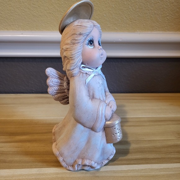 1986 Jenna's Molds Inc. Ceramic Christmas Angel Replacement Piece (Part Of Trio) - Picture 3 of 14